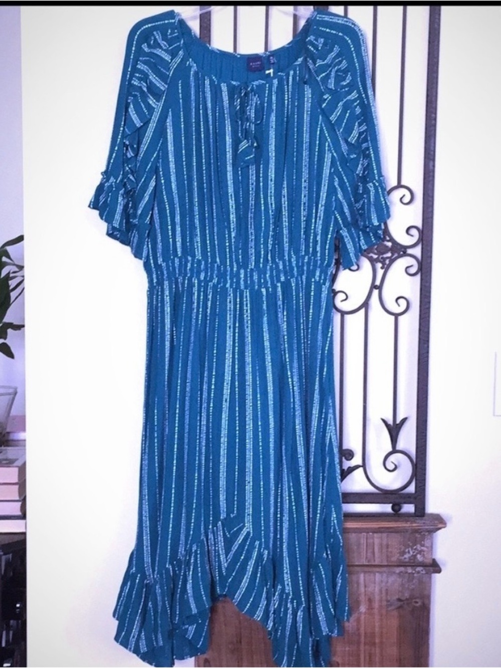🆕Kaari Blue • Ruffle Dress XL
